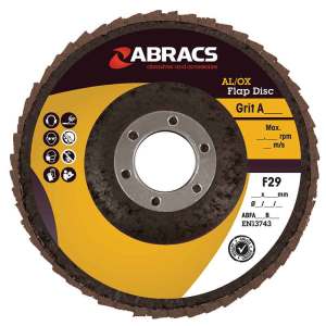 ABRACS® Aluminium Oxide Flap Disc 115mm x 60g