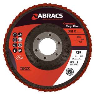 ABRACS® Ceramic Flap Disc 125mm x 40g