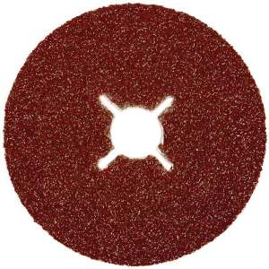 ABRACSĀ® Fibre Sanding Discs 100mm x 36 grit AL/OX