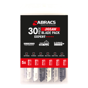 ABRACSĀ® 30pc Jigsaw Blade Mixed Pack
