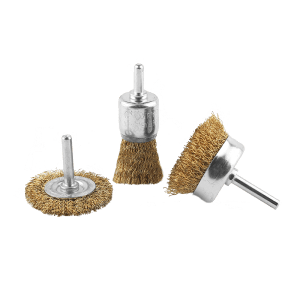 ABRACS® 3pc Spindle Mounted Wire Brush Set