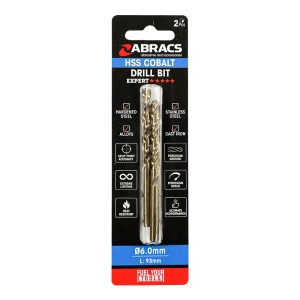 ABRACSĀ® 10.0mm Cobalt (M35) HSS Drill Bit (1pc)