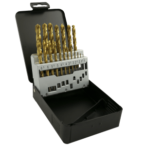 ABRACSĀ® 25pc HSS Titanium Drill Bit Set