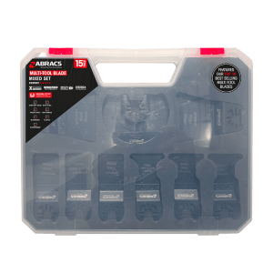 ABRACS® 15pc Multi-Tool Wood & Metal Blade Set