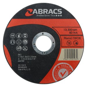 ABRACS® Proflex Extra Thin Cutting Disc 125mm x 1.6mm INOX