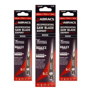 ABRACS® Wood Reciprocating Saw Blade 150mm x 19mm x 1.2mm