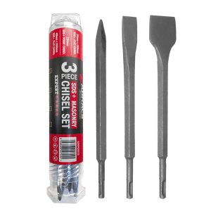 ABRACSĀ® 3pc SDS+ Chisel Set