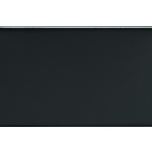EUROLITE® Concealed 3mm Double Blank Plate - Matt Black (Black)