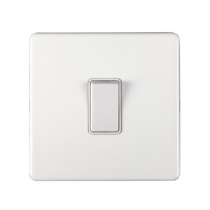 EUROLITEĀ® Concealed 3mm Intermediate Switch - Matt White (White)
