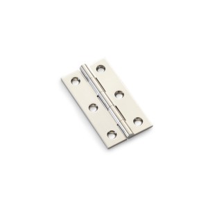 ALEXANDER & WILKSĀ® cabinet brass butt hinge 2 1/2" polished nickel