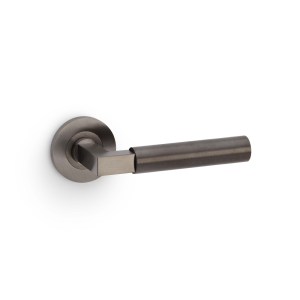 ALEXANDER & WILKSĀ® hurricane lever plain on 50x6mm rose dark bronze pvd
