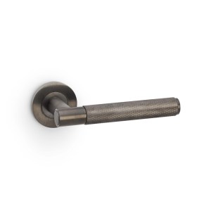 ALEXANDER & WILKSĀ® spitfire lever knurled on 50x6mm rose dark bronze pvd