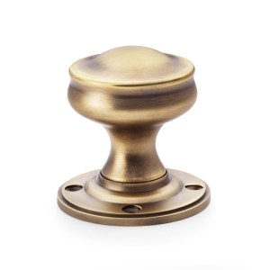 ALEXANDER & WILKSĀ® harris mortice knob 50mm dia. antique brass
