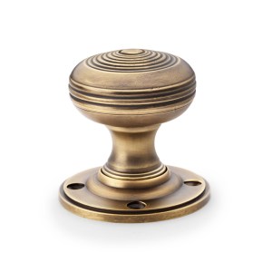 ALEXANDER & WILKSĀ® christoph mortice knob 50mm dia. antique brass