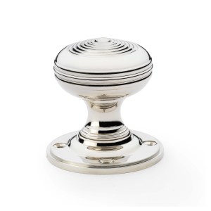 ALEXANDER & WILKSĀ® christoph mortice knob 50mm dia. polished nickel