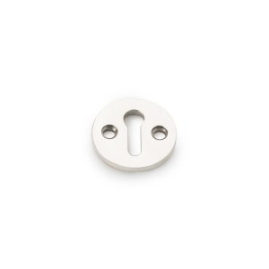 ALEXANDER & WILKSĀ® std key profile round escutcheon polished nickel