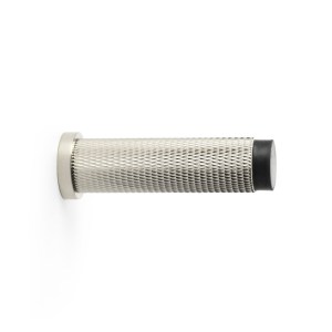 ALEXANDER & WILKSĀ® brunel diamond knurled 75mm cyl doorstop polished nickel pvd