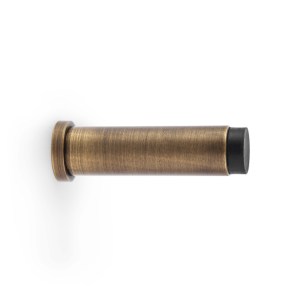 ALEXANDER & WILKSĀ® projection cyl. doorstop plain 75x20mm antique brass