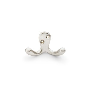 ALEXANDER & WILKSĀ® victorian double robe hook satin nickel