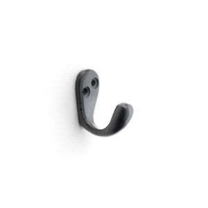 ALEXANDER & WILKSĀ® victorian single robe hook epoxy black