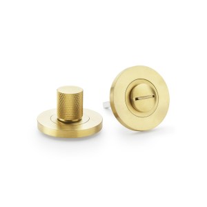 ALEXANDER & WILKSĀ® thumbtun & release knurled on 50x6mm rose satin brass pvd