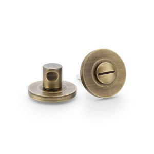 ALEXANDER & WILKSĀ® thumbtun & release plain on 50x6mm rose antique brass