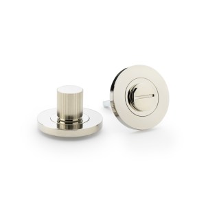 ALEXANDER & WILKSĀ® thumbtun & release reeded on 50x6mm rose pol nickel pvd