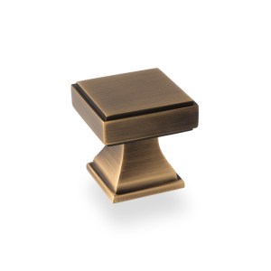 ALEXANDER & WILKSĀ® jesper square cupboard knob 30mm ab