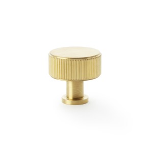 ALEXANDER & WILKSĀ® lucia reeded cabinet knob 35mm satin brass pvd
