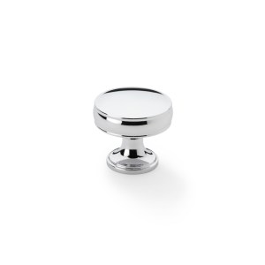 ALEXANDER & WILKSĀ® lynd cupboard knob 32mm dia. polished chrome