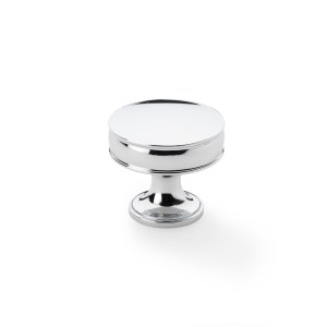 ALEXANDER & WILKSĀ® lynd cupboard knob 38mm dia. polished chrome