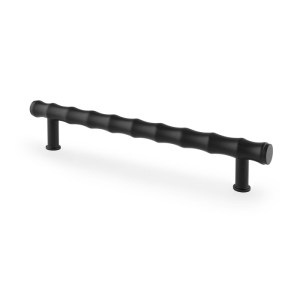 ALEXANDER & WILKSĀ® bamboo t-bar cabinet pull 160mm c/c matt black