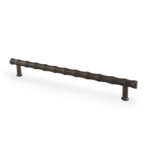 ALEXANDER & WILKSĀ® bamboo t-bar cabinet pull 224mm c/c dark bronze pvd