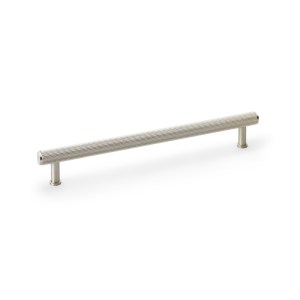 ALEXANDER & WILKSĀ® reeded t-bar cabinet pull 224mm c/c satin nickel