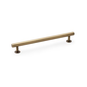 ALEXANDER & WILKSĀ® round t bar cabinet pull handle 192mm c/c antique brass
