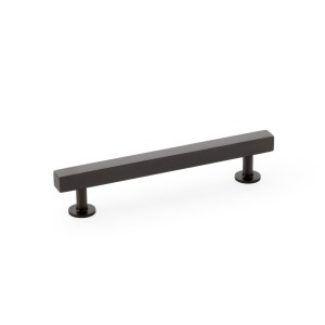 ALEXANDER & WILKSĀ® square t bar cabinet pull handle 128mm c/c dark bronze