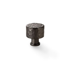 ALEXANDER & WILKSĀ® leila hammered cupboard knob 30mm dark bronze