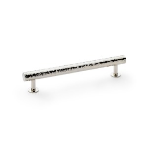 ALEXANDER & WILKSĀ® leila hammered cabinet pull 160mm c/c polished nickel