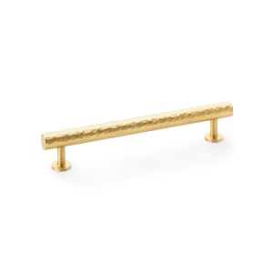 ALEXANDER & WILKSĀ® leila hammered cabinet pull 160mm c/c satin brass