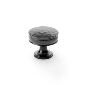 ALEXANDER & WILKSĀ® lynd hammered cupboard knob 38mm dia. dark bronze