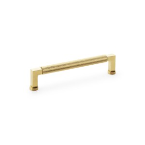 ALEXANDER & WILKSĀ® camille knurled cabinet pull 160mm c/c satin brass pvd