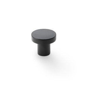 ALEXANDER & WILKSĀ® hanover plain round knob 30mm black