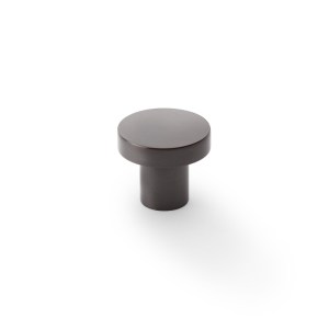 ALEXANDER & WILKSĀ® hanover plain round knob 30mm dark bronze