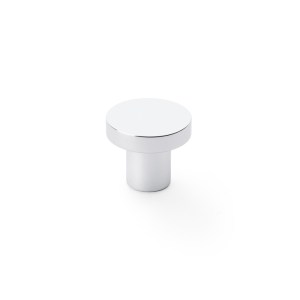 ALEXANDER & WILKSĀ® hanover plain round knob 30mm polished chrome