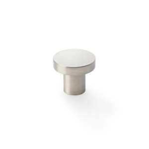 ALEXANDER & WILKSĀ® hanover plain round knob 30mm satin nickel