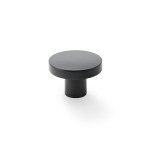ALEXANDER & WILKSĀ® hanover plain round knob 38mm black