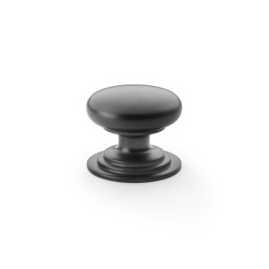 ALEXANDER & WILKSĀ® 38mm rnd cup knob integralstepped rose black