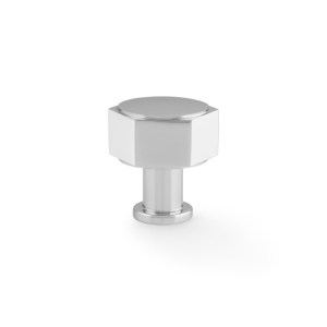 ALEXANDER & WILKSĀ® vesper hex cabinet knob 33mm polished chrome