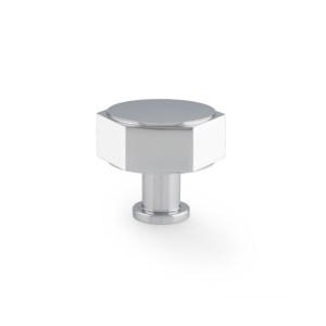ALEXANDER & WILKSĀ® vesper hex cabinet knob 40mm polished chrome