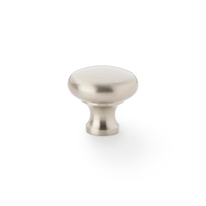 ALEXANDER & WILKSĀ® wade round cabinet knob 32mm satin nickel